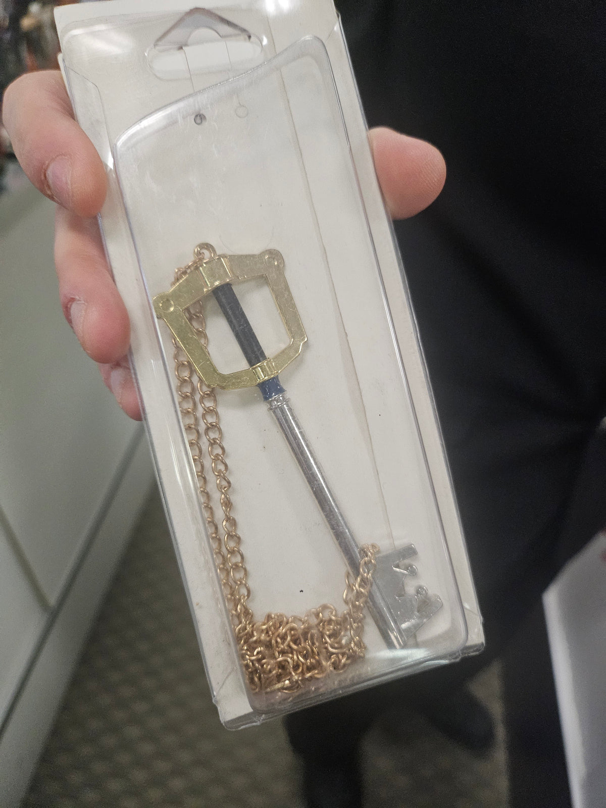 Kingdom Key Necklace Gold Color
