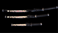 Black Dragon Katanas sword set (3 SET)