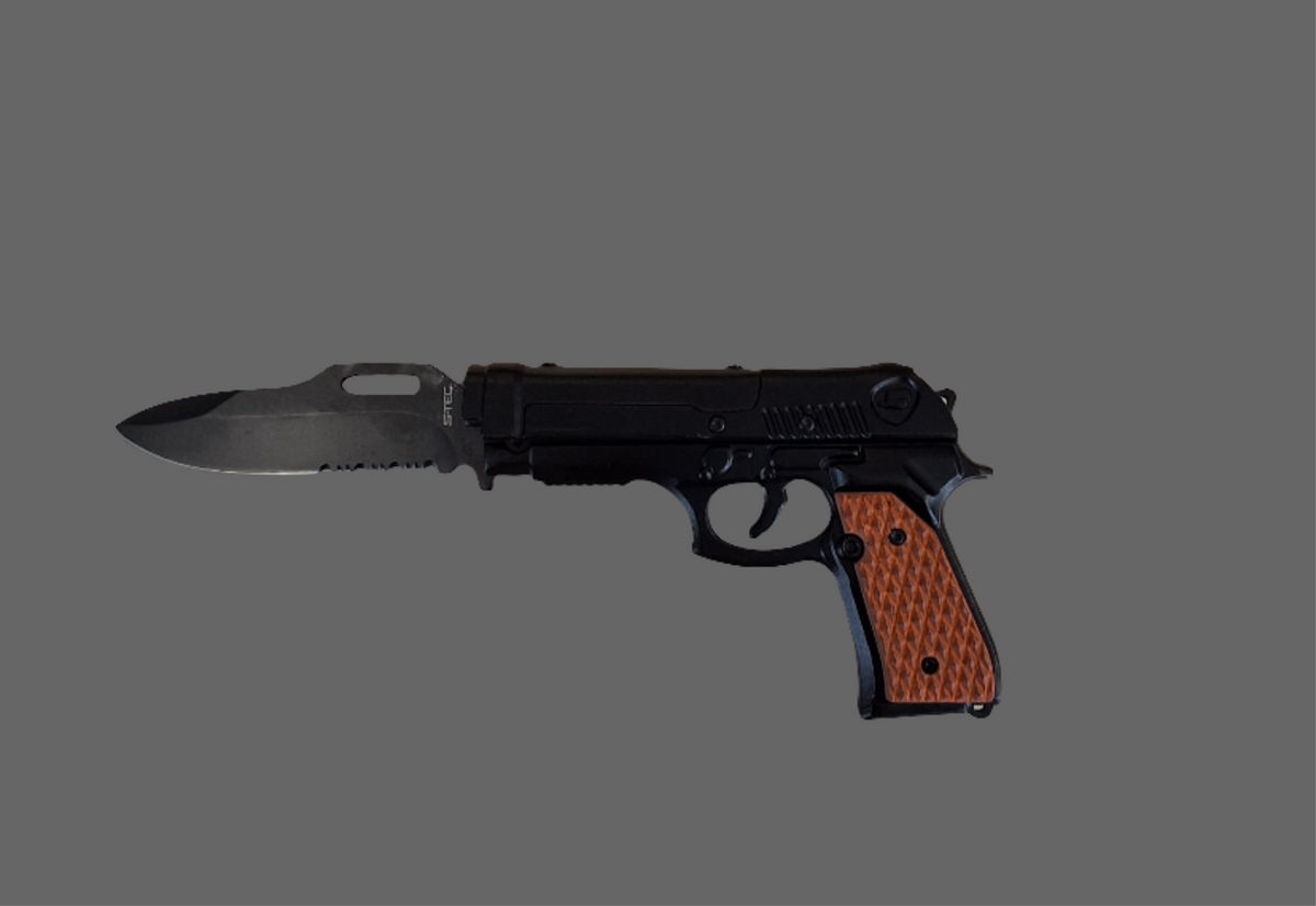 Gun Knife W Holster