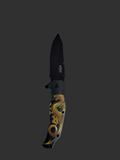 Gold Dragon Grid Knife