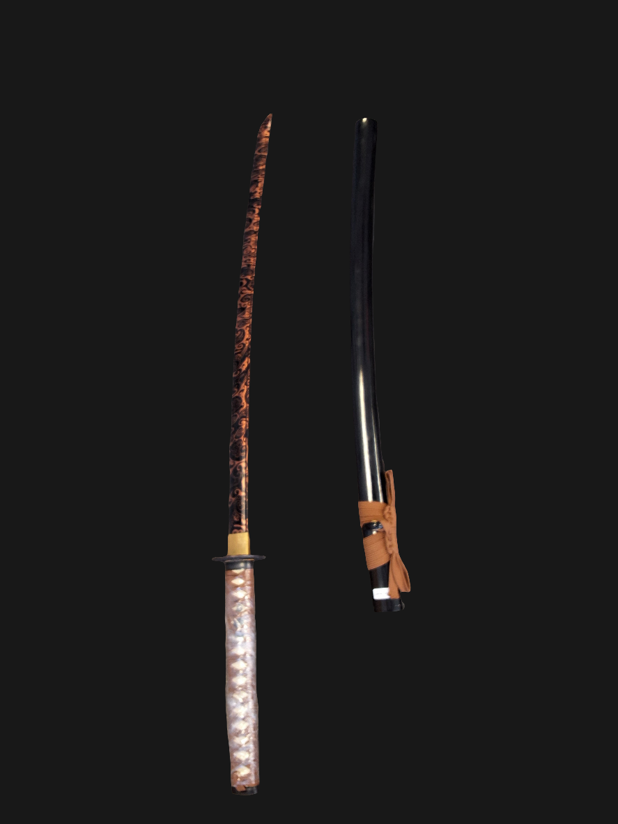 Mushu Orange & Black Katana