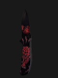 Red Wolf w Lightning Knife