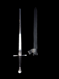 High Carbon Broad Sword W Grip