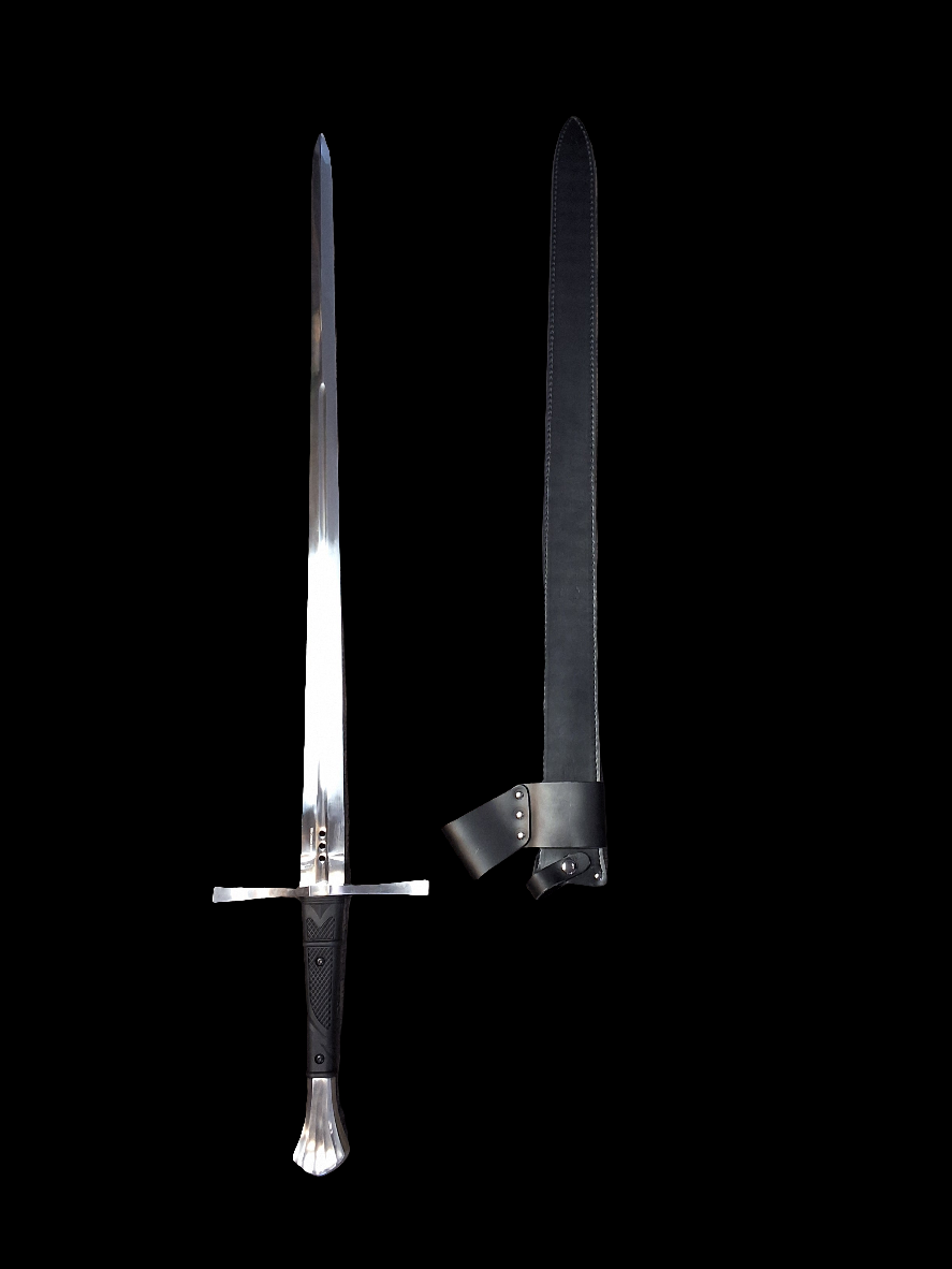 High Carbon Broad Sword W Grip