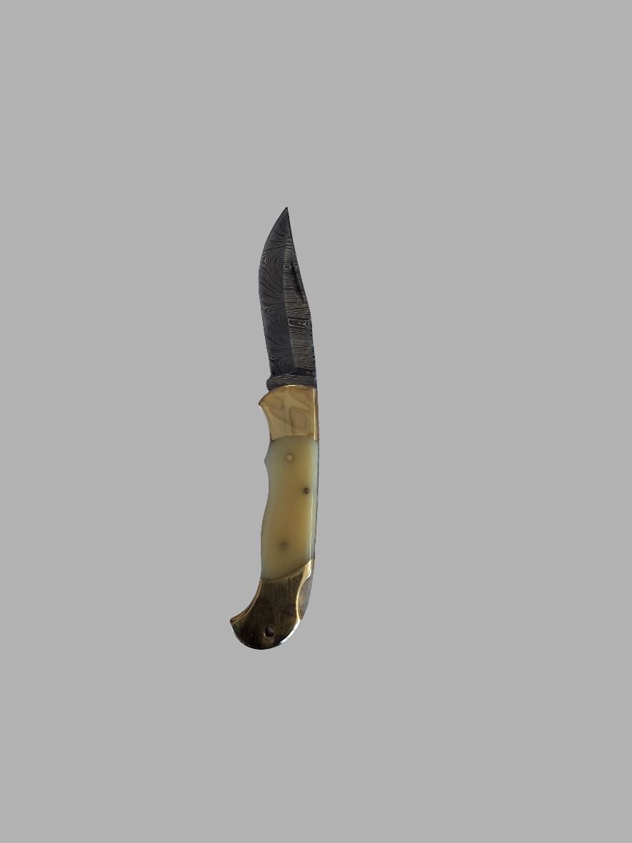 Damascus Folding Knife