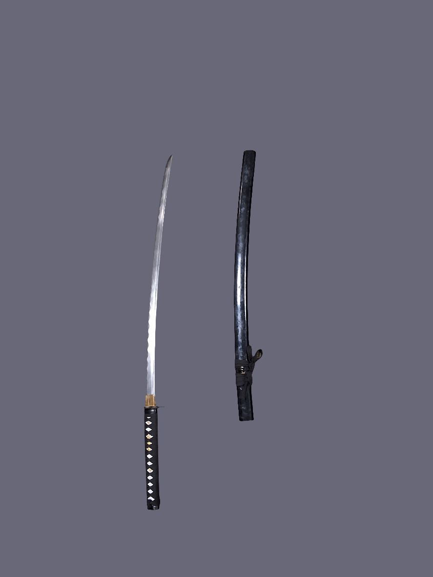 Hand Forged Black Katana Battle Ready