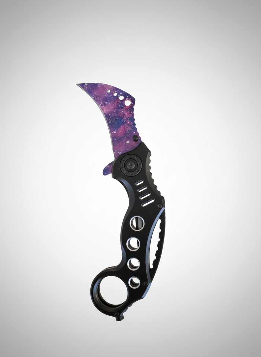 Purple Galaxy Karambit