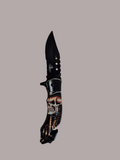 Skull W Top Hat Knife
