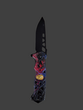 Golden Skull Multi Color Knife