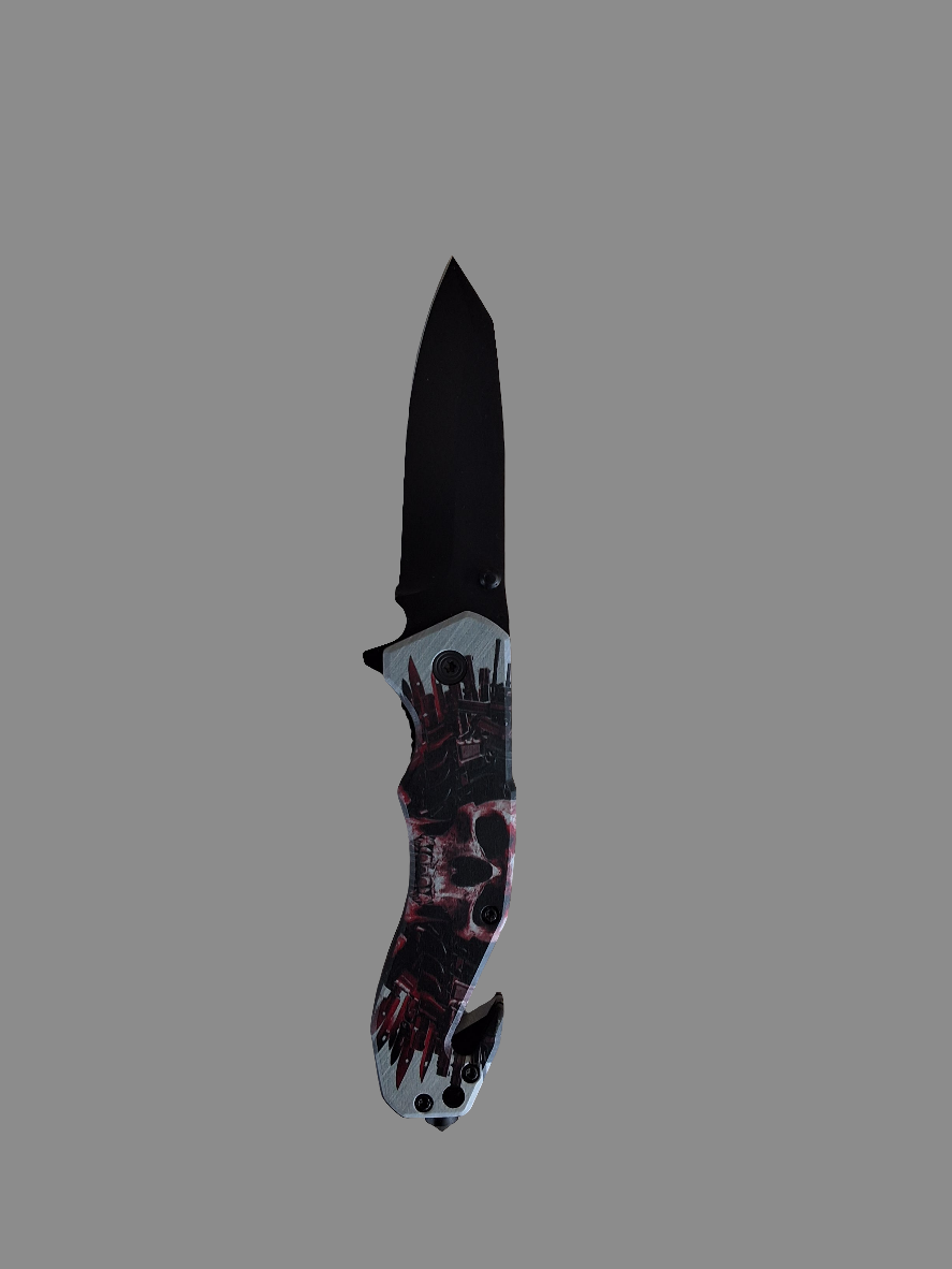 Skull W Radiation Knife