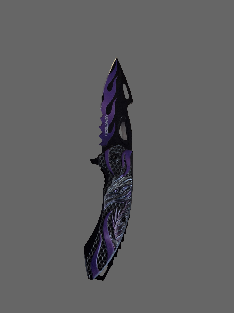 Purple Dragon Flame Folder