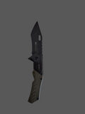 Stonewash Knie W/ Green G10 Handle