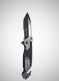 Grey Black safety milspec knife