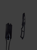 Small Blk Knife W Kydex Sheath