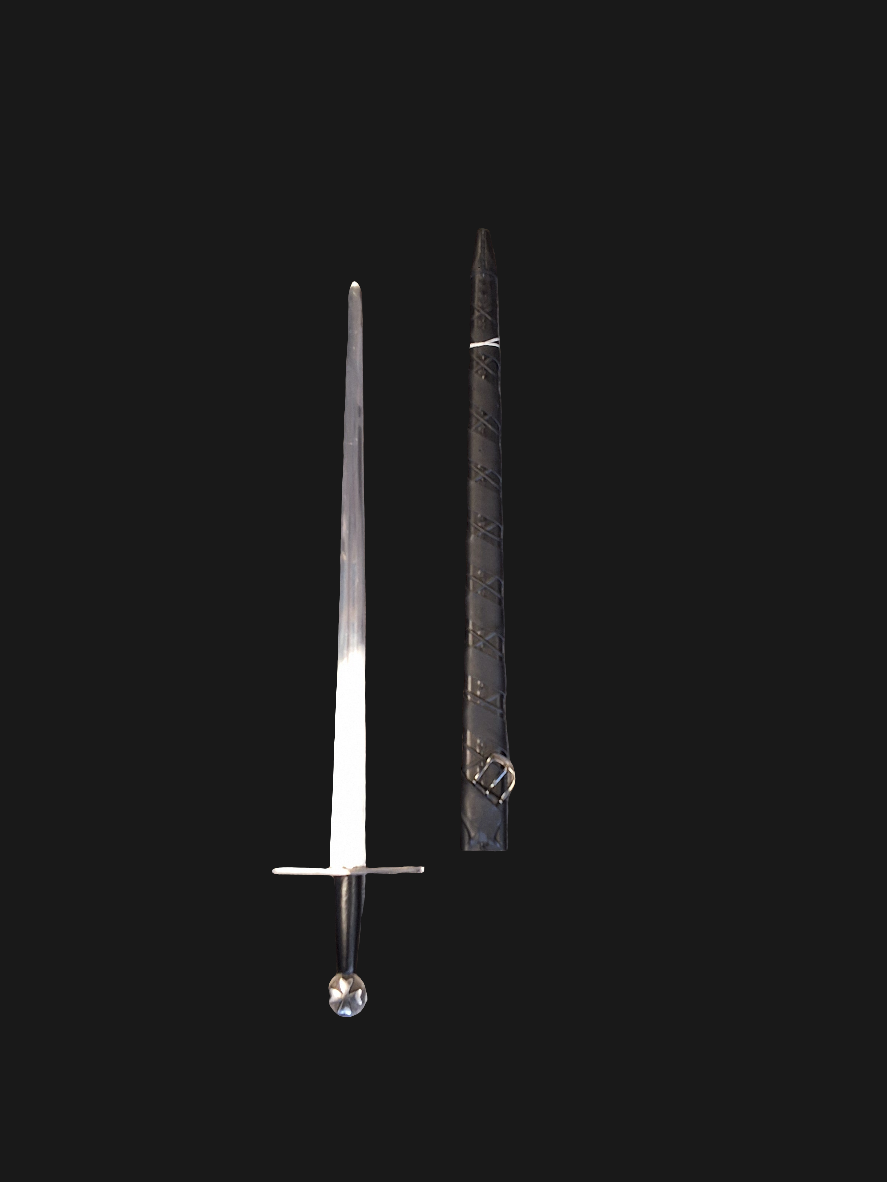 Cross Handle Silver Sword