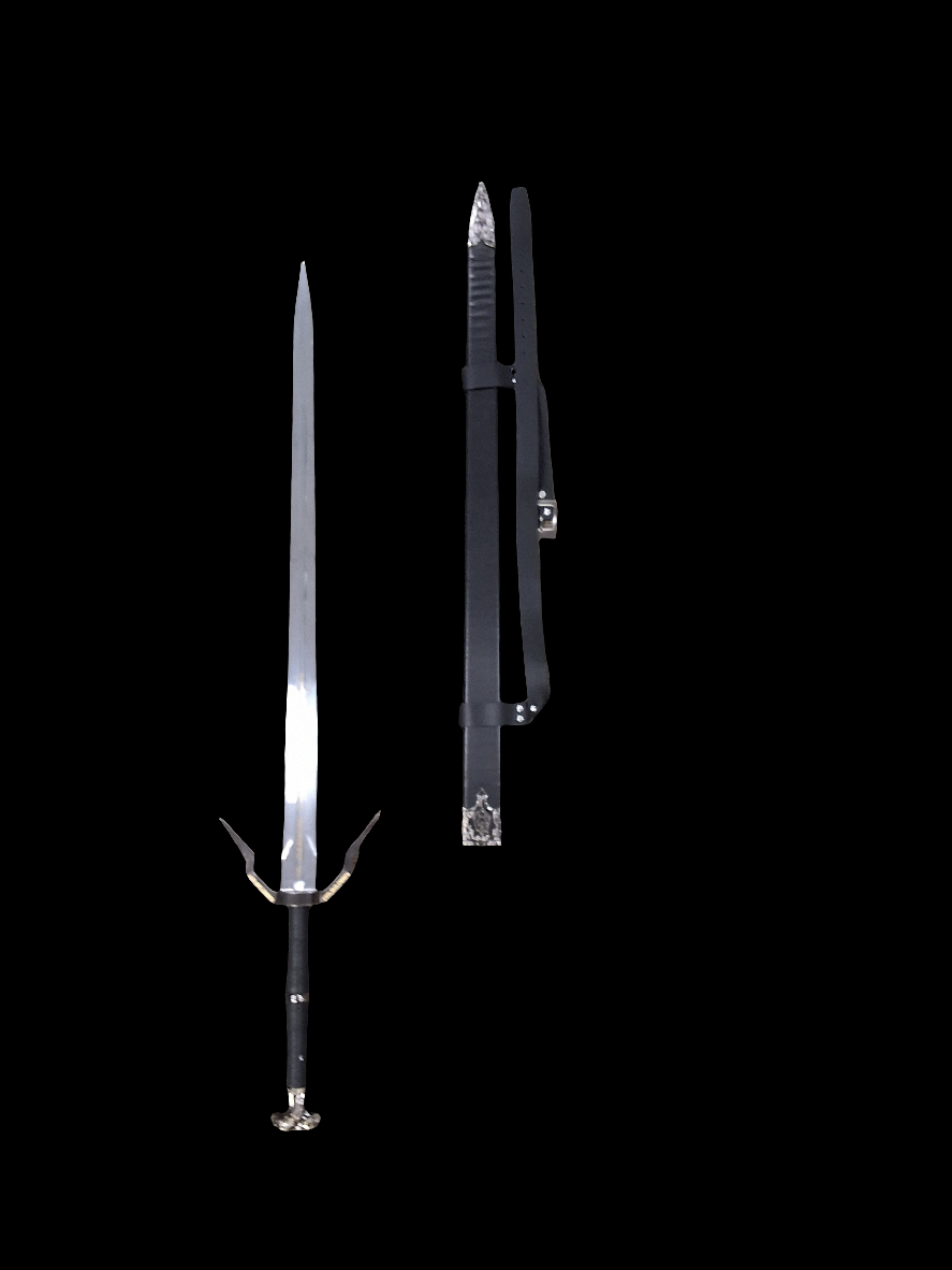 Witcher Sword W Yellow & Black lightning style sword