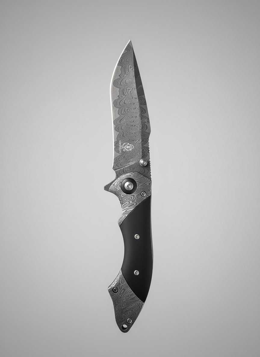 Faux Damascus Knife