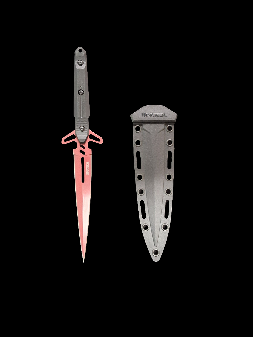 Red Fixed Blade W Kydex