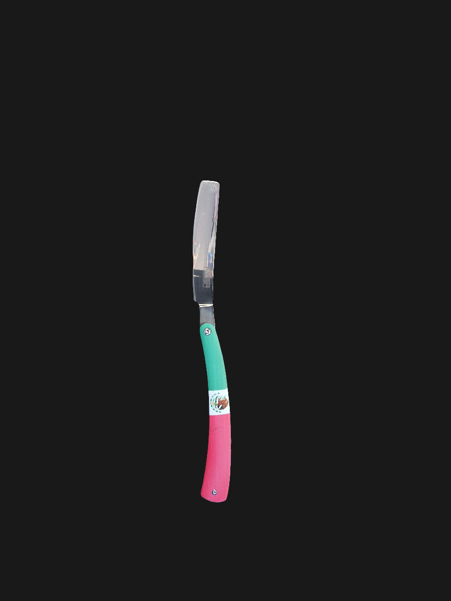 Mexican Flag Razor Blade