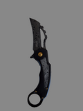 Blk & Grey Wave Karambit