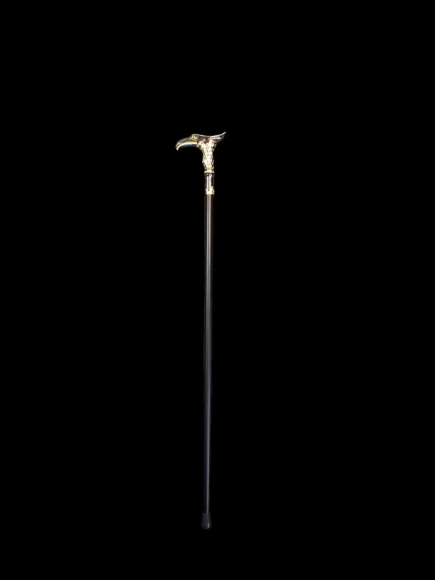 Gold Eagle Emerald Cane