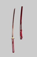 Red Dragon Damascus Katana