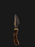 Cross Hash Bone Knife