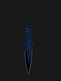 Blue Skull Throwing Knife
