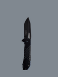Stonewash BLK CrissCross Knife