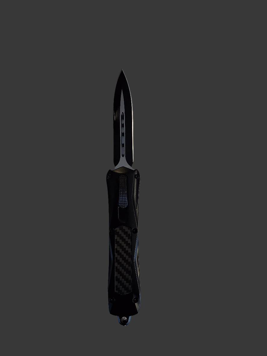 Black Carbon Fiber Double Sided OTF