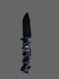 Skull Scream Spring Knife