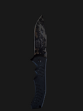 Black Tan Camo Folding Knife