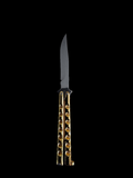 Golden Butterfly Knife