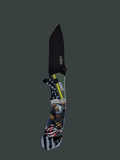 Army Eagle & Banner Safety Knife