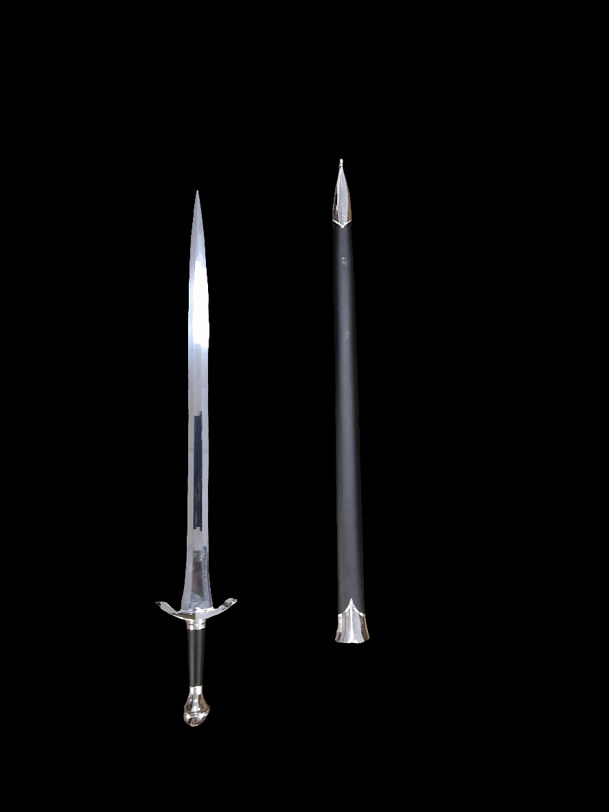 Black and Silver short sword