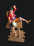 Luffy Sitting W Mug Figurine
