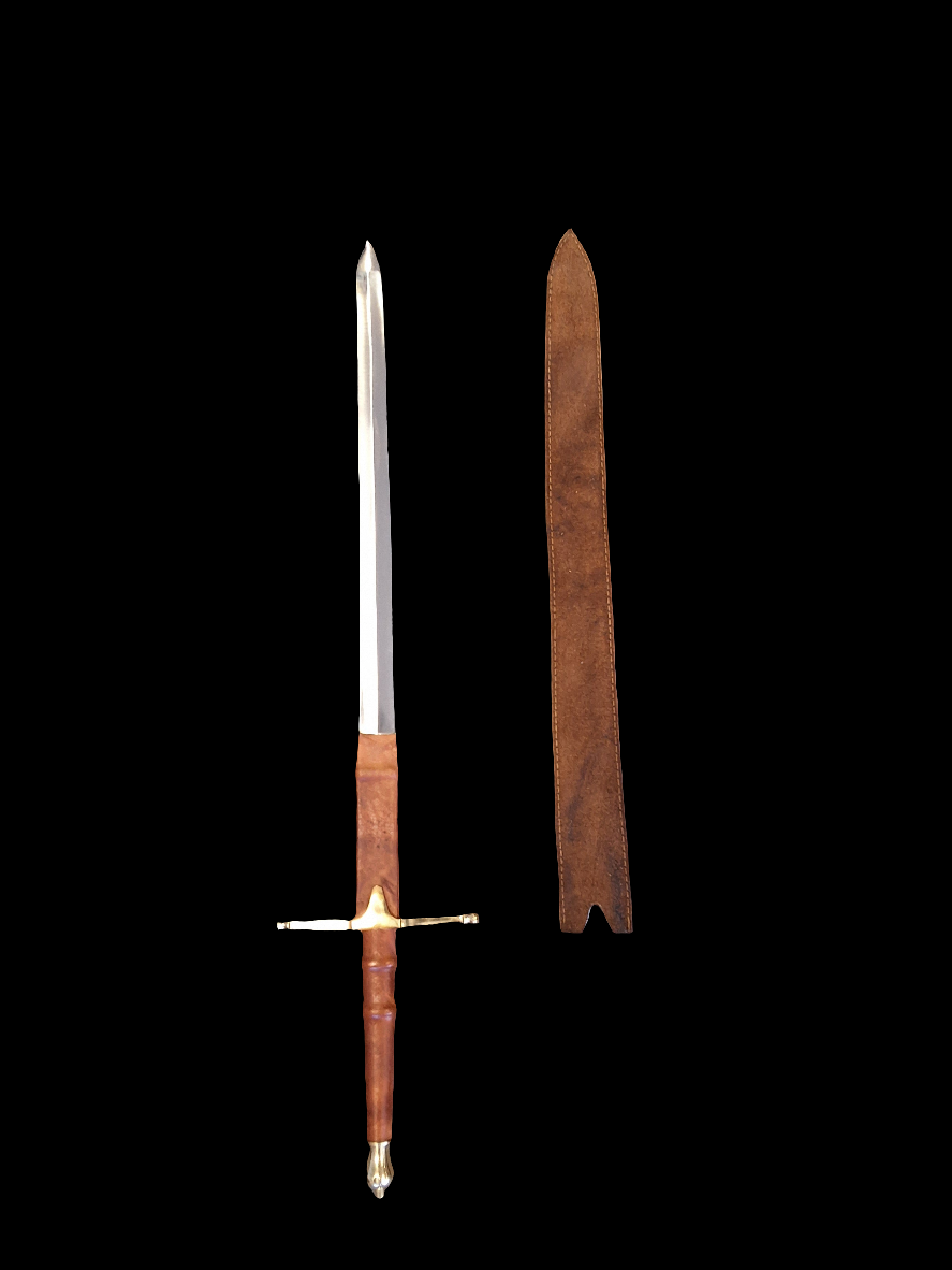 Brown Leather Sword Leather Sheath