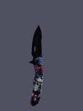 Skull Flag Bandana Safety Knife