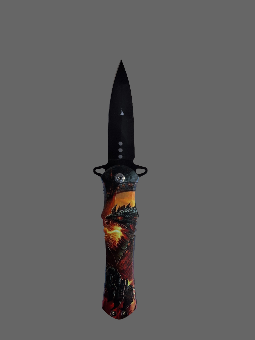 Fire Breathing Dragon Knife