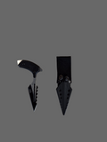Silver Metalic Push Dagger