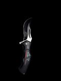 BLK Punisher Knife Red Line