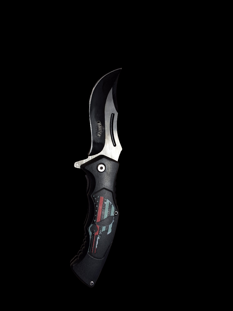 BLK Punisher Knife Red Line