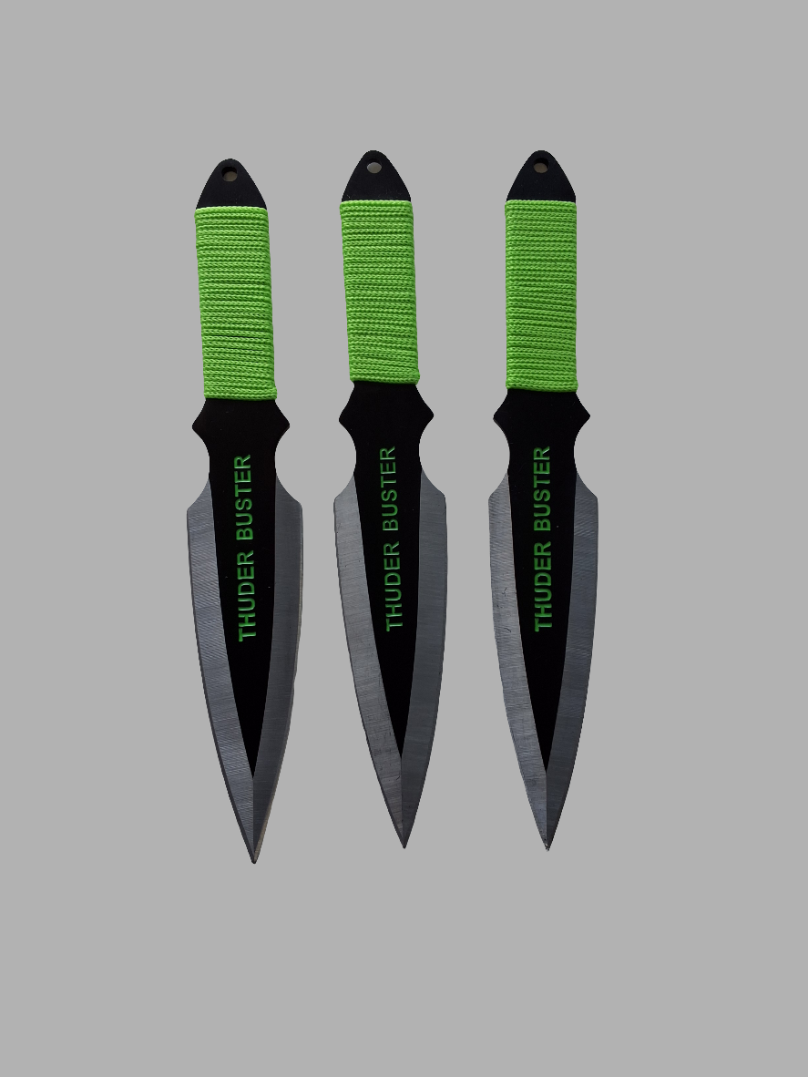 3 Pc Thunder Buster Throwing Knives