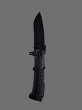 All Blk Pistol Grip Pocket Knife