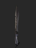 Black Machete Serrated Edge