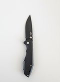Black Fluted Handle Folder