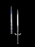 Zelda HQ Blue Master Sword W Engravings