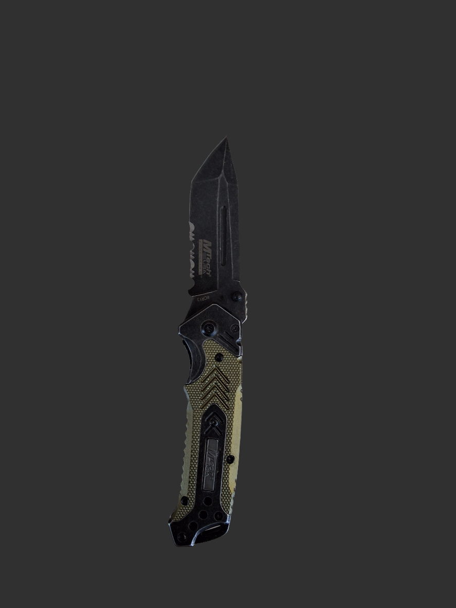 Green MTech Folding Knife
