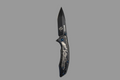 Silver Dragon Knife Blue Screws #5768