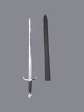 Silver Sword Circular Handle